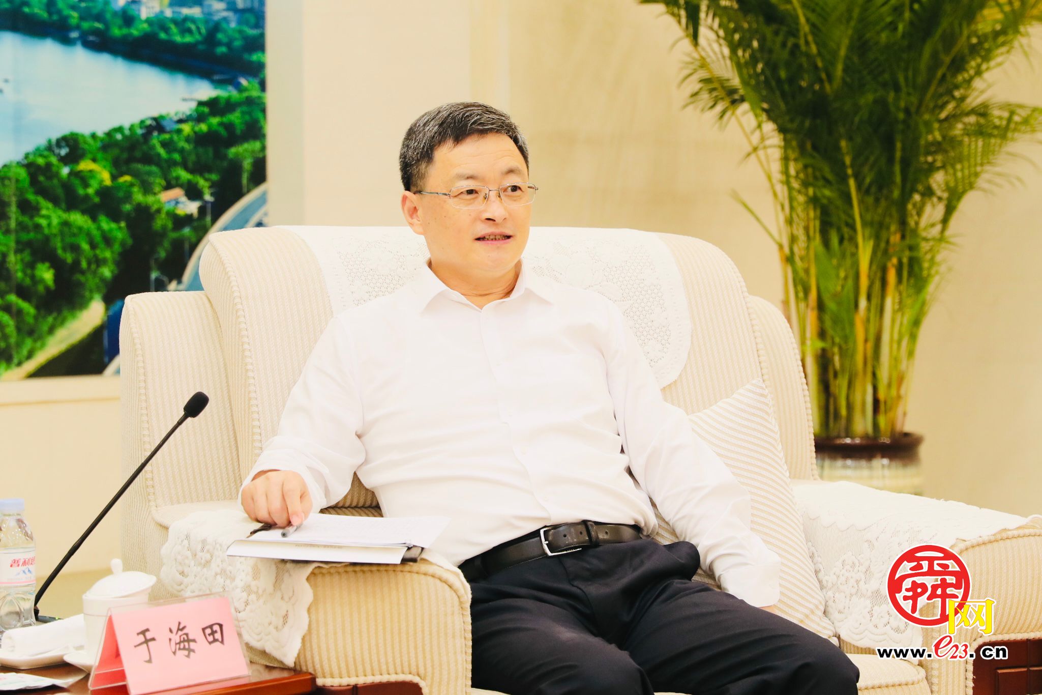 于海田雷杰会见通用技术集团客人