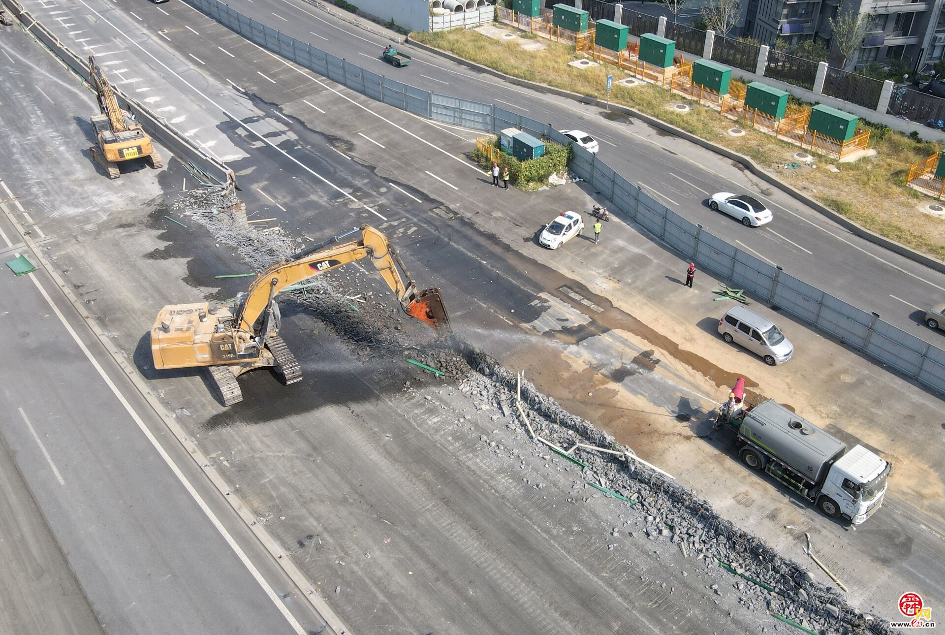 二环东路高架路北段桥体拆除重建工作启动