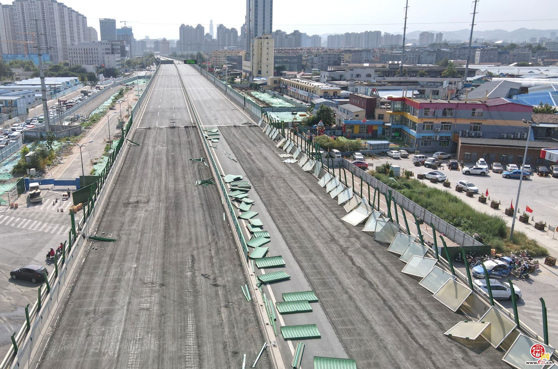 二环东路高架路北段桥体拆除重建工作启动