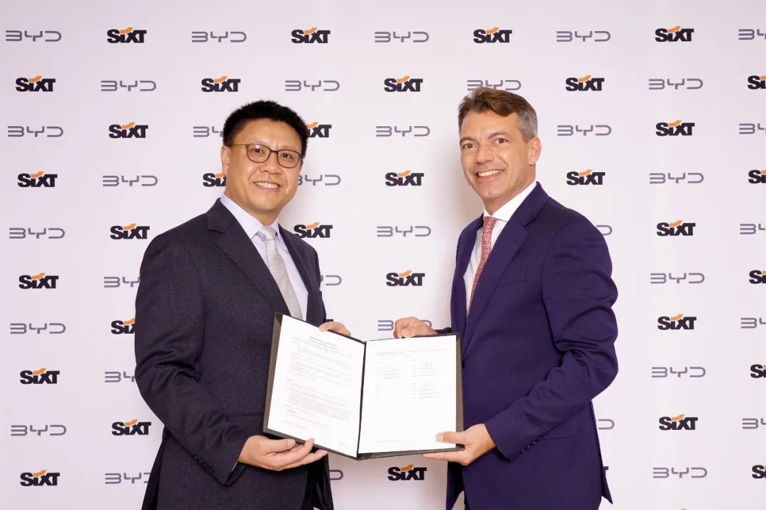 比亚迪与SIXT合作 助力汽车租赁市场电动化