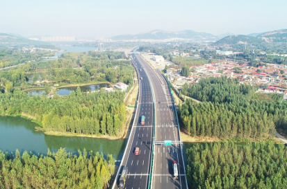 Проект расширения на участке Цзинань-Тайъань шоссе завершен