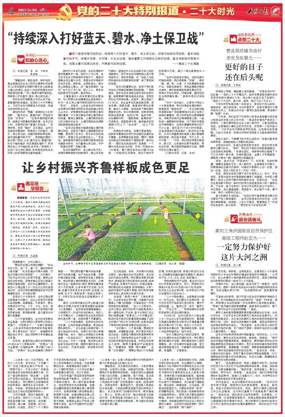 让乡村振兴齐鲁样板成色更足