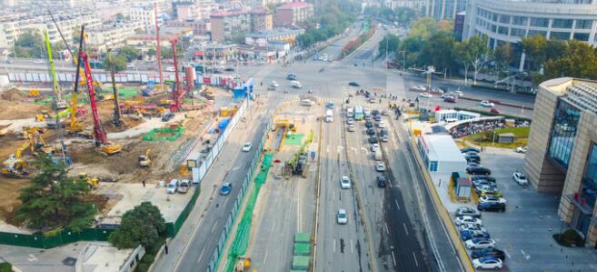 地铁6号线济南站开始施工 距离火车站进站口约450米