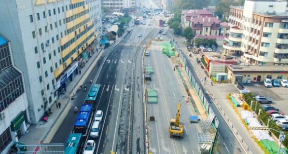 地铁6号线济南站开始施工 距离火车站进站口约450米