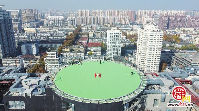 省立医院新建病房楼增停机坪 可提供“空中120”绿色通道