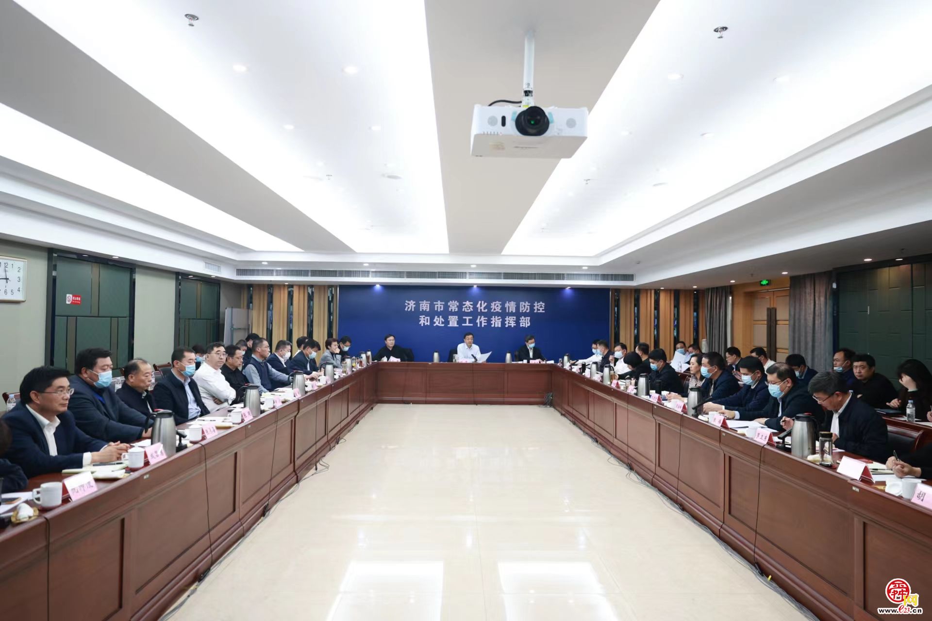 全市常态化疫情防控工作专题会召开 刘强主持并讲话 于海田杨峰出席