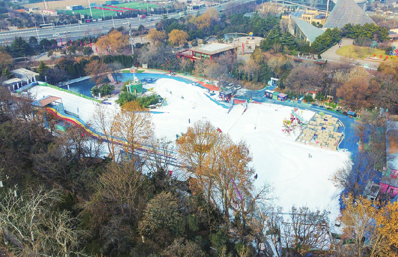 Le plaisir du ski, attendez que vous jouiez