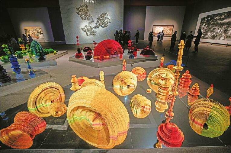 共生世界——2022济南国际双年展昨日开展 全球艺术作品齐聚泉城
