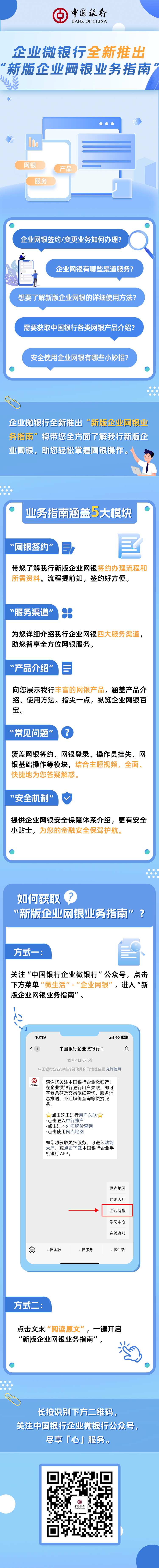 中国银行企业微银行-企业网银业务指南