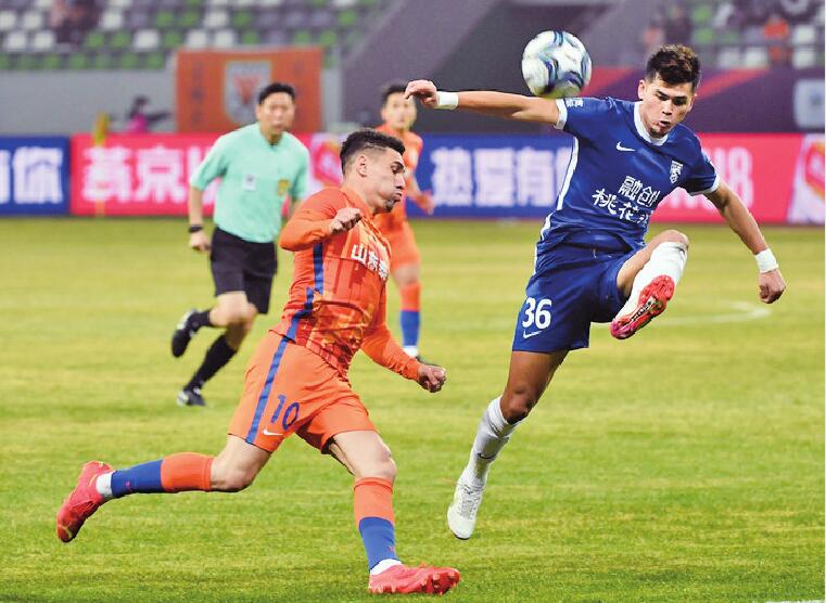 上海申花VS山东泰山 橙胜追击，锦上添花