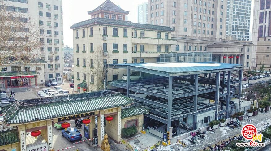 老城区医院新增立体车库