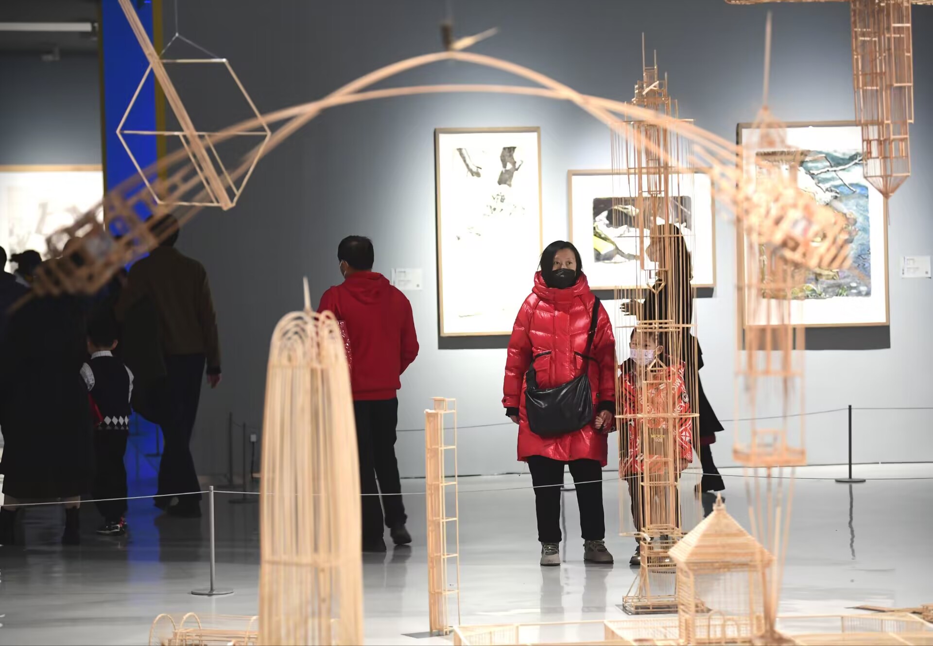 艺术感满满!济南国际双年展成春节假期市民打卡圣地