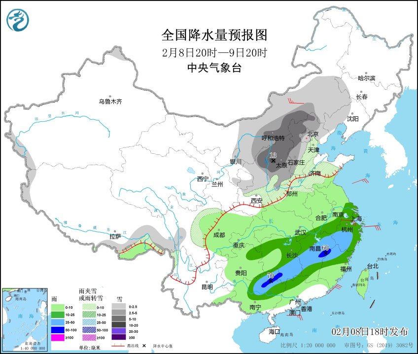 降水概率70%！周四济南全天雨雪气温降 下一轮已定在周末