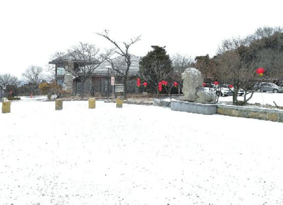 Jinan reçoit ses premières chutes de neige ce printemps