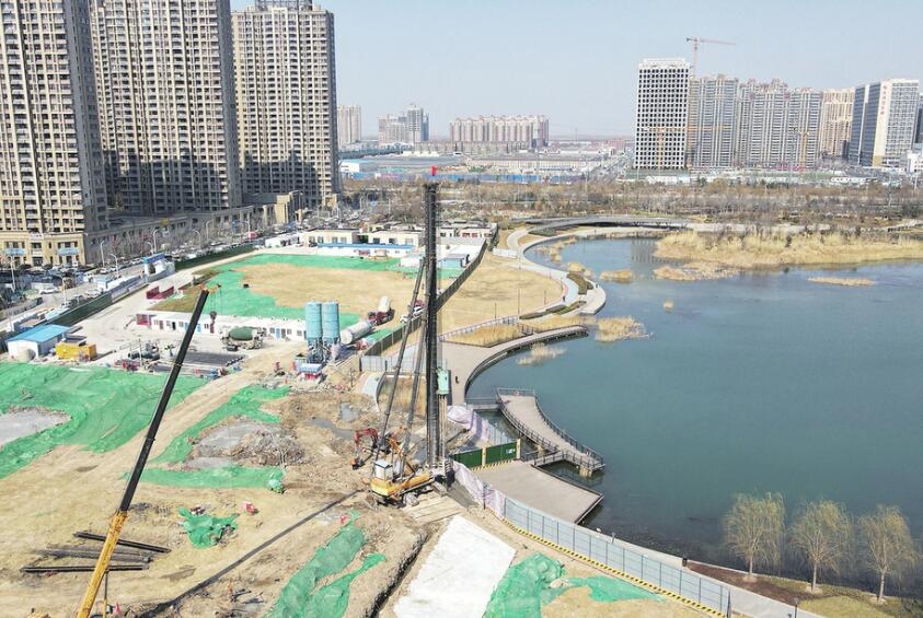 済南雲錦湖公園康体項目が建設開始
