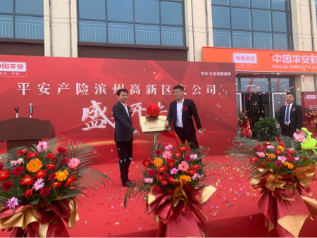山东平安产险：滨州高新区支公司举办开业仪式