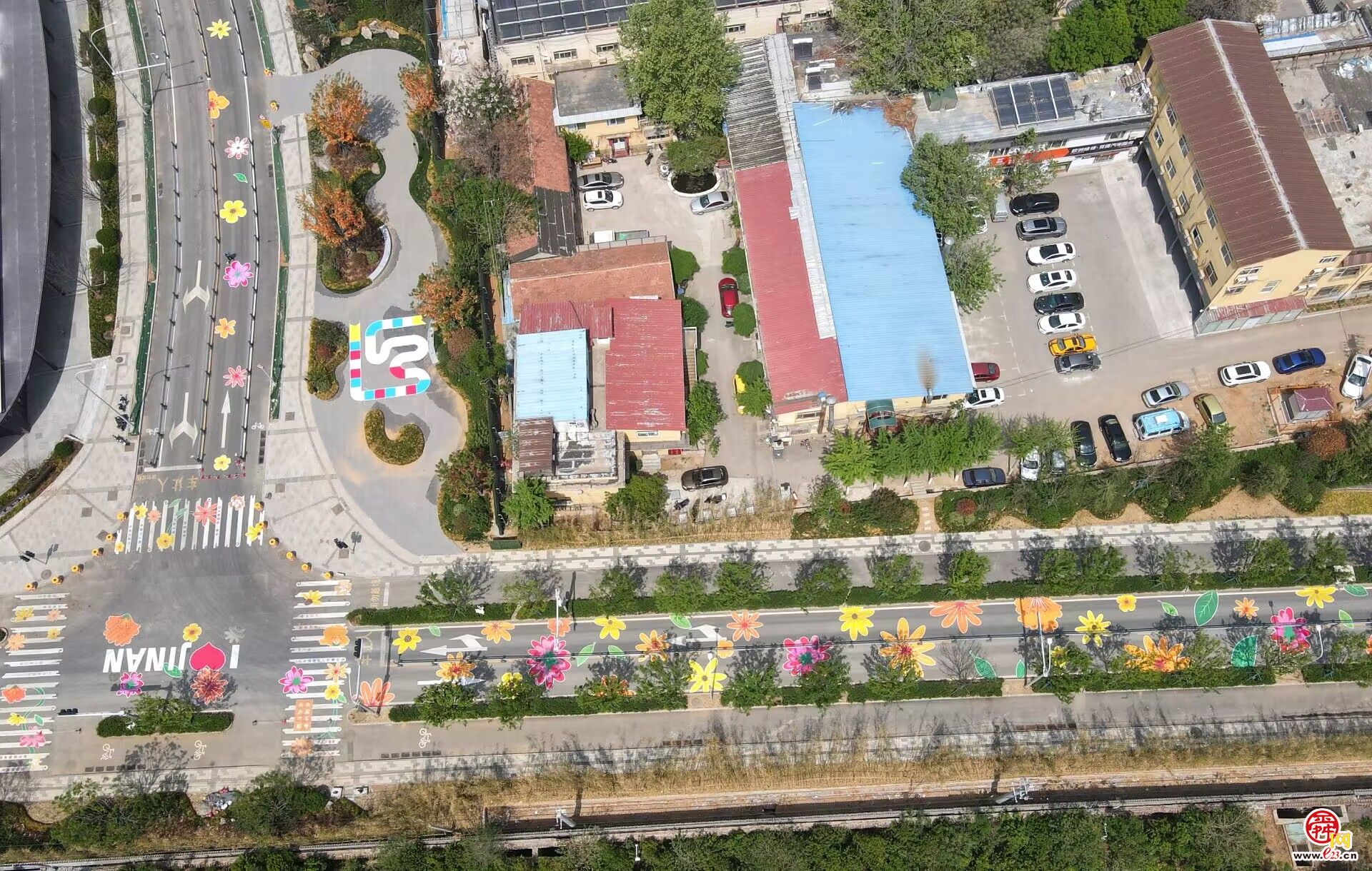 太浪漫了，济南有条“铺满鲜花”的路!