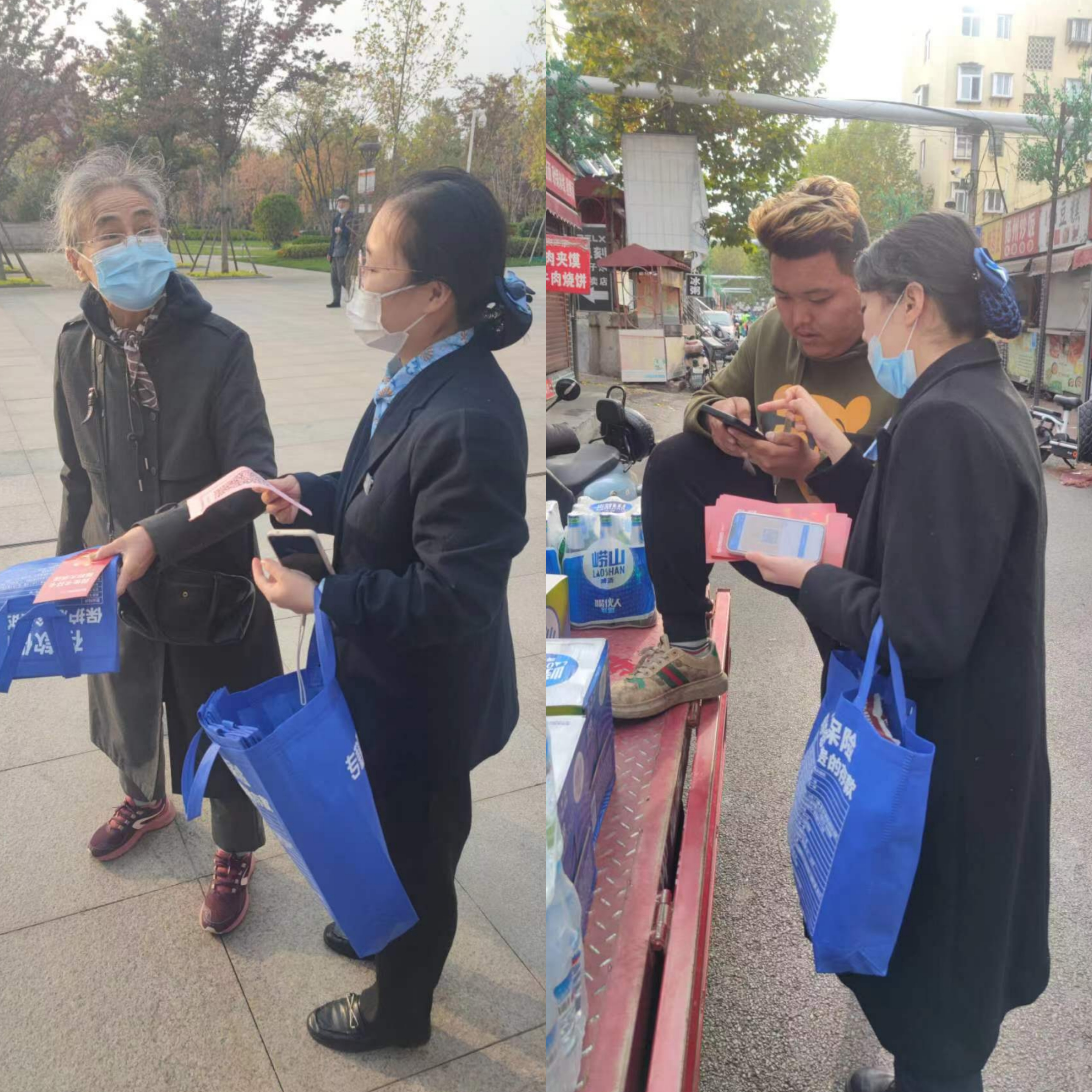 民生银行济南舜城支行开展反假宣传进社区进商户活动