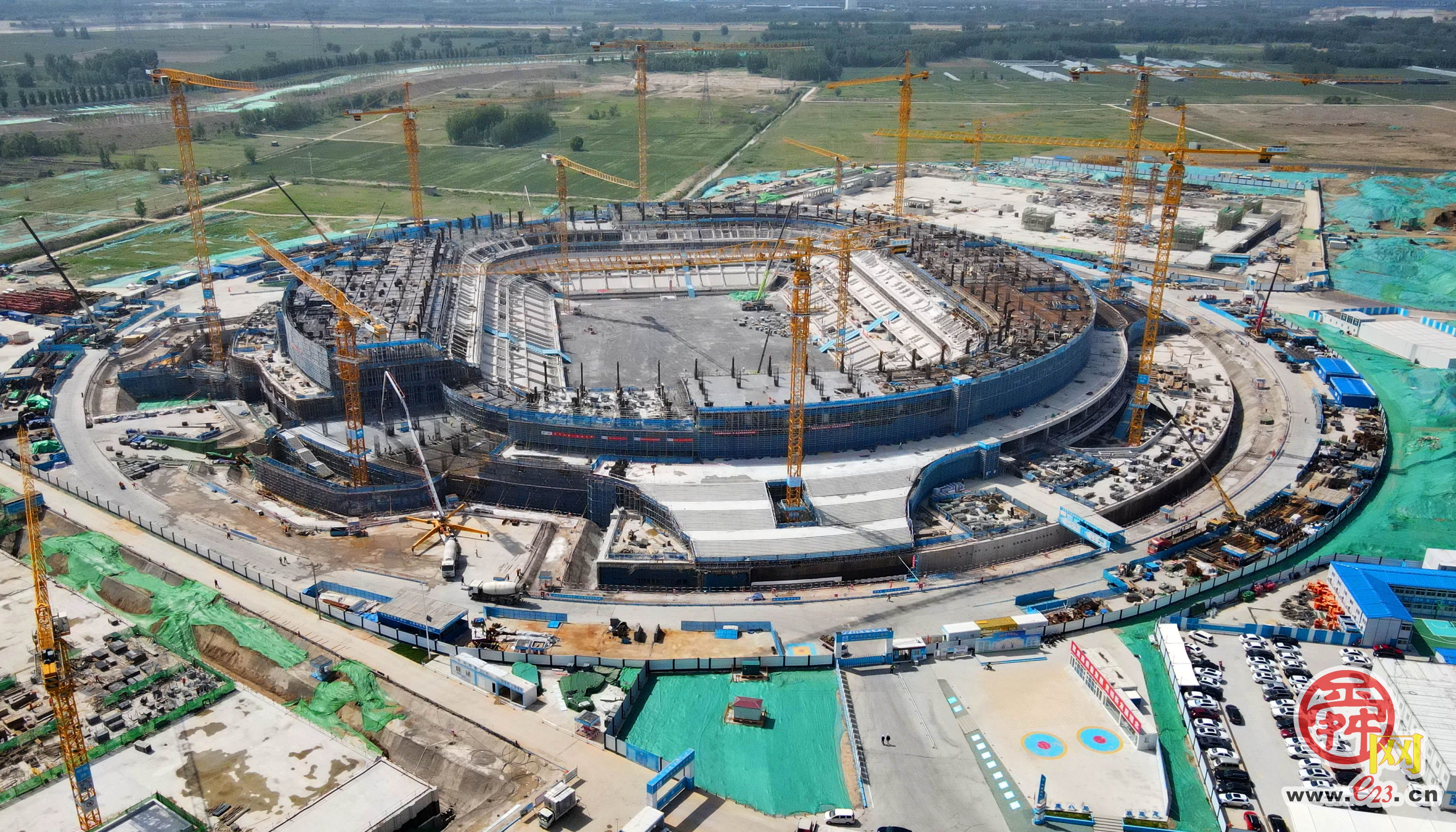 雄姿已现！济南黄河体育中心六万人专业足球场预计2024年年底竣工