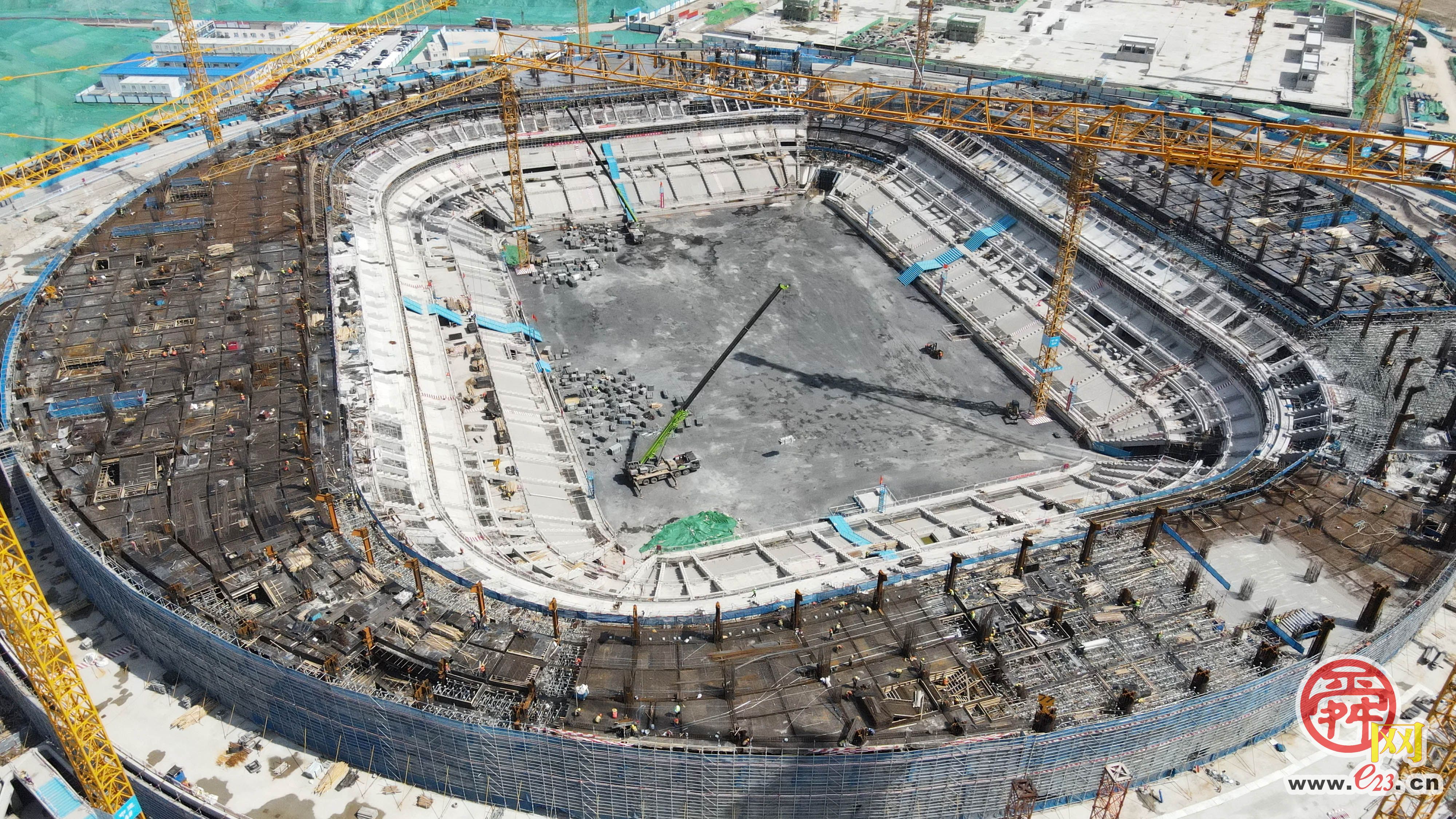 雄姿已现！济南黄河体育中心六万人专业足球场预计2024年年底竣工