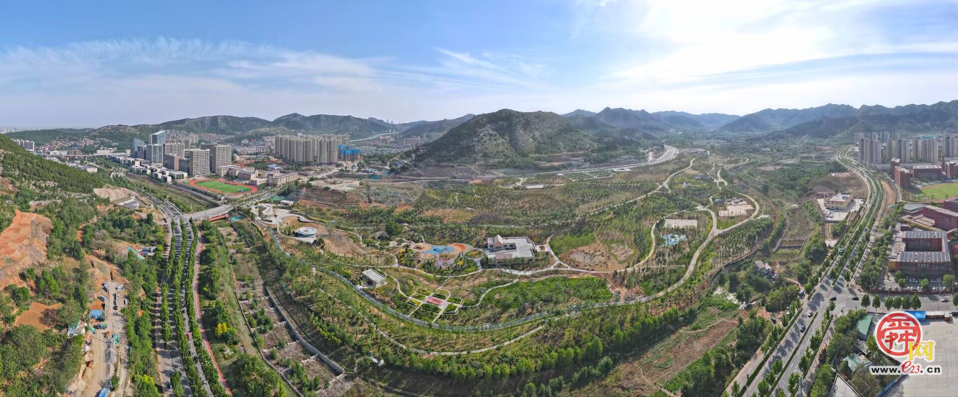 “三区三环六景”布局成型，济南兴隆公园显现雏形