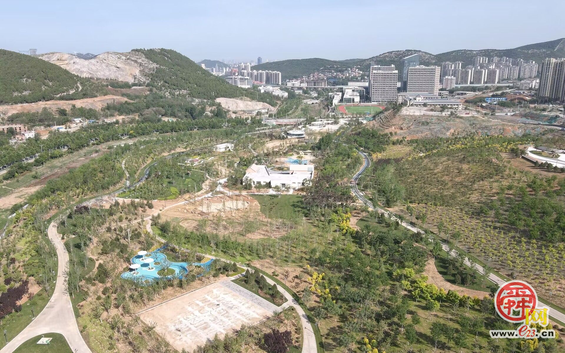 “三区三环六景”布局成型，济南兴隆公园显现雏形