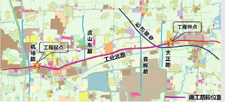 工业北路快速路东延工程下周开工，交通组织分六个阶段实施 