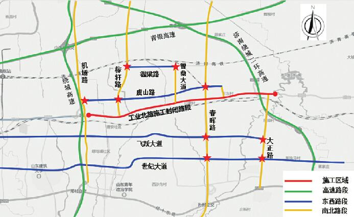 工业北路快速路东延工程下周开工，交通组织分六个阶段实施 