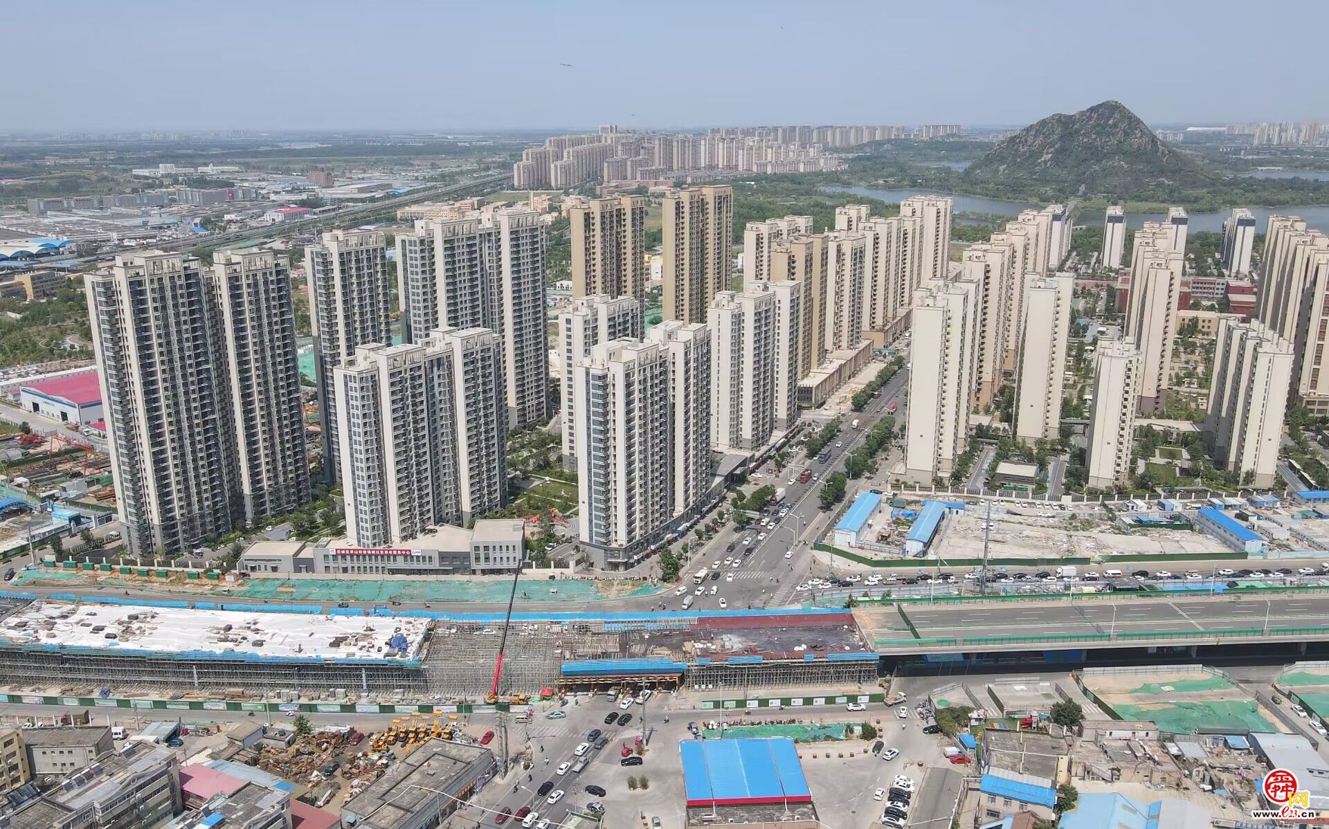 新建零点立交即将“牵手”二环东路高架路