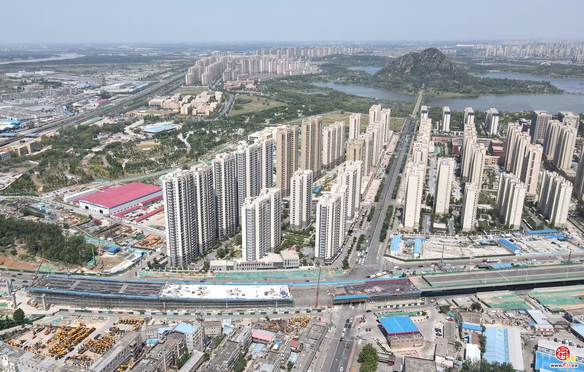 新建零点立交即将“牵手”二环东路高架路