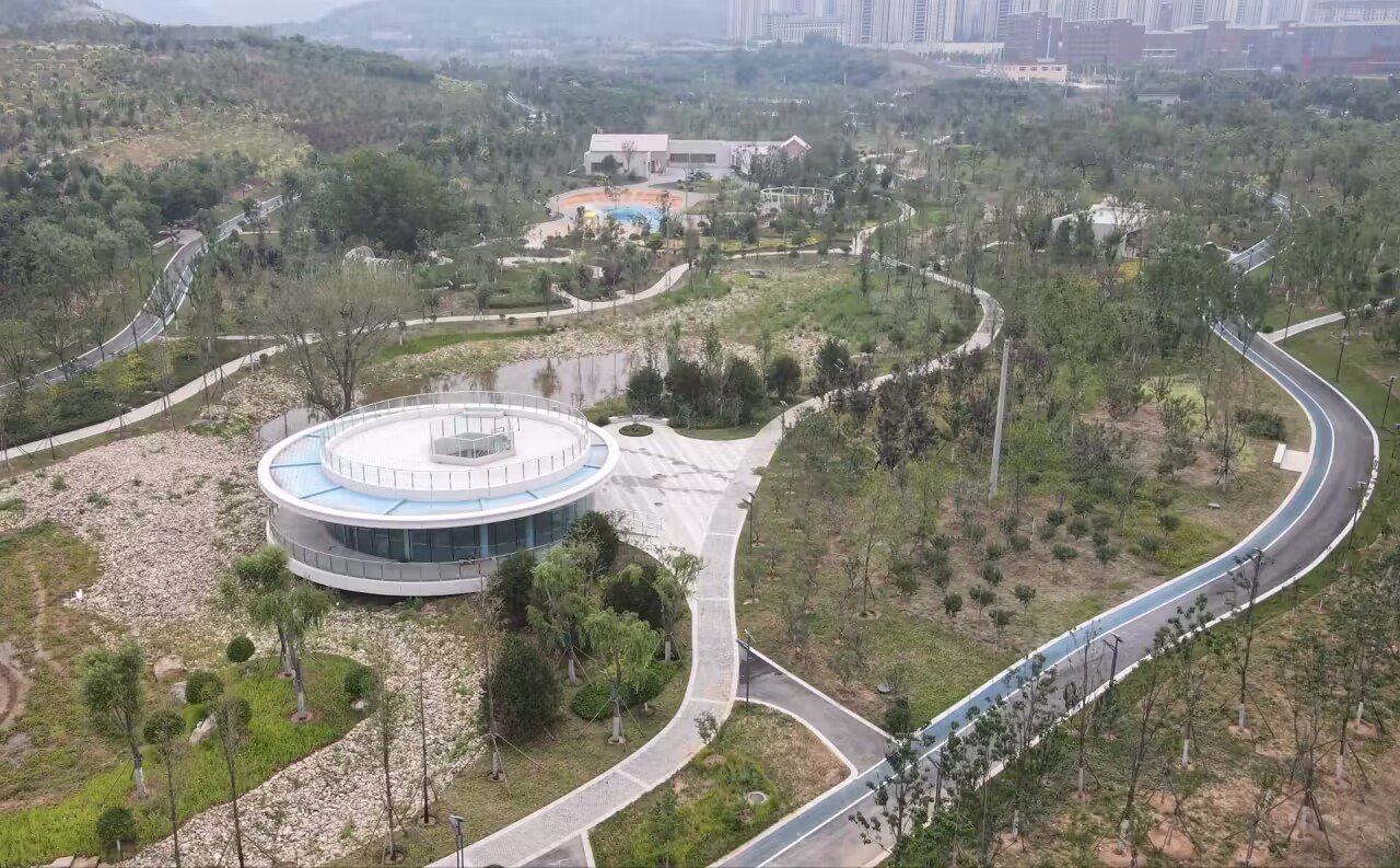 济南兴隆公园即将完工,最新实景图来了