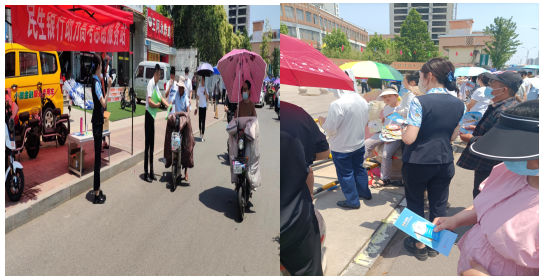 民生银行临沂临沭支行积极开展“爱心服务、 助力高考、宣教同行”志愿活动