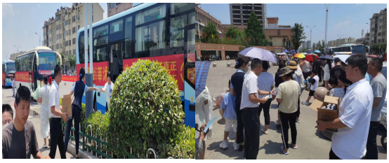 民生银行临沂临沭支行积极开展“爱心服务、 助力高考、宣教同行”志愿活动