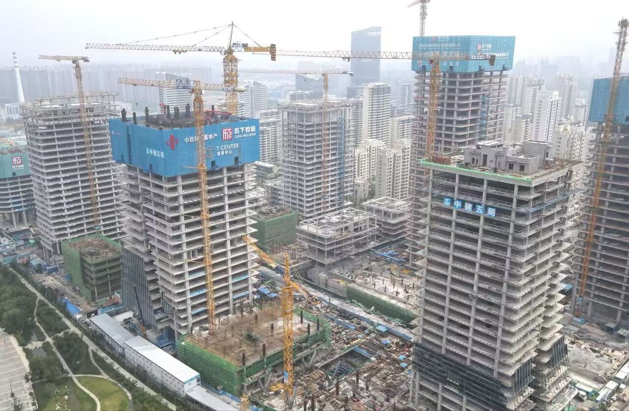 济南中央商务区“第三高”建设有序推进