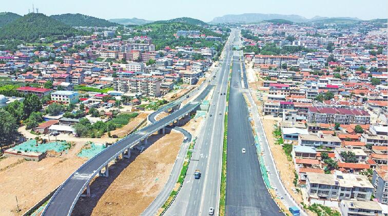 省道103互通式立交临时通车 老仲宫大桥增停车位可观景