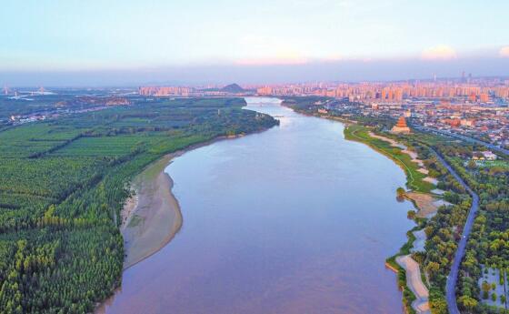 Section de Jinan Luokou de la rivière jaune: le 