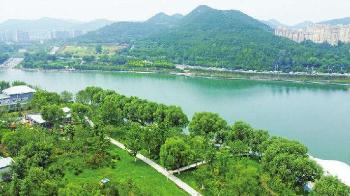 Jinan Longding Riverside Park eröffnet