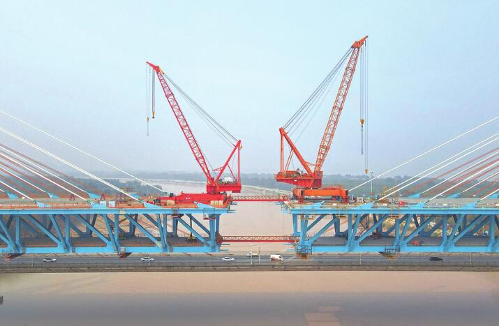 Just “One Step Away”!Ji’nan Yellow River Highway Bridge of G104 National Road Connected This Month