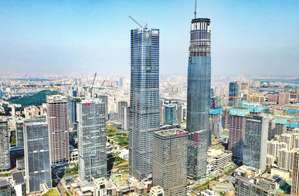 Das CBD-Hochhaus in Jinan erhält ein gläsernes Äußeres 