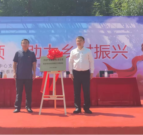 山东平安财险“乡风100”泰安新泰站启动