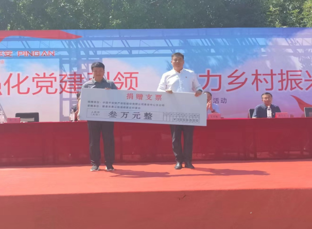 山东平安财险“乡风100”泰安新泰站启动