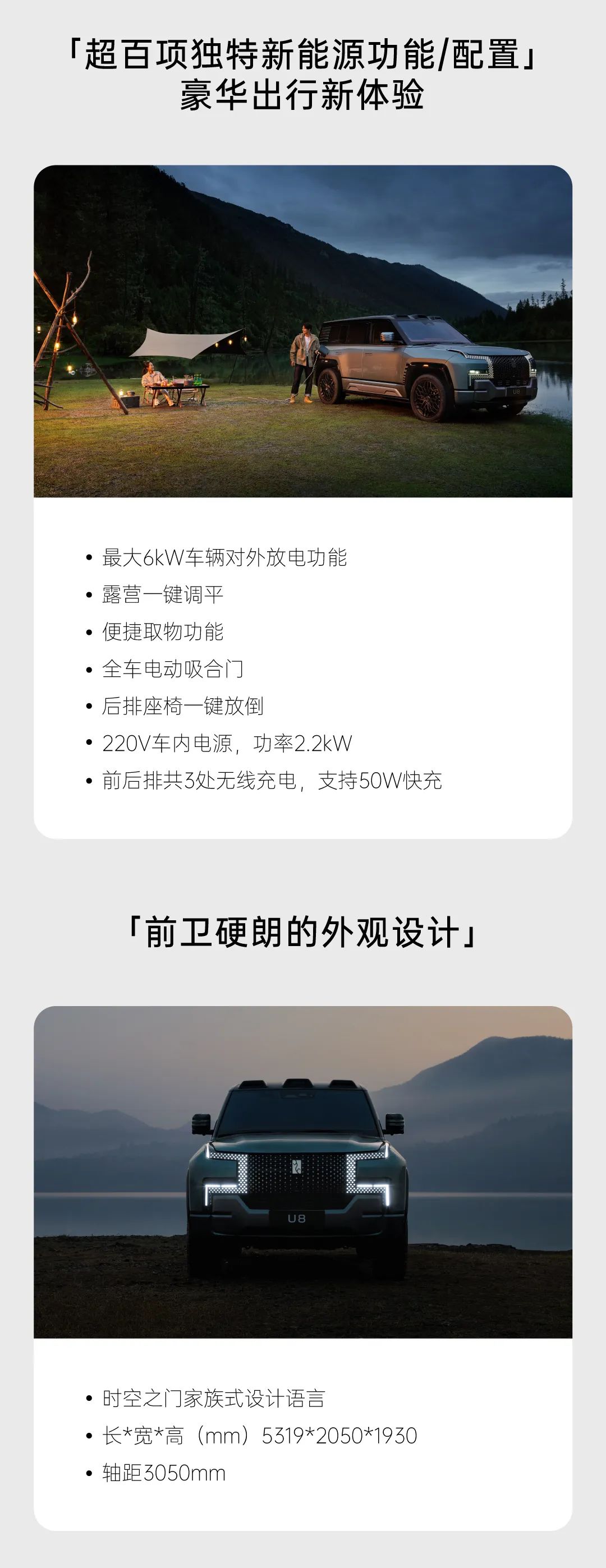一图读懂仰望U8豪华版