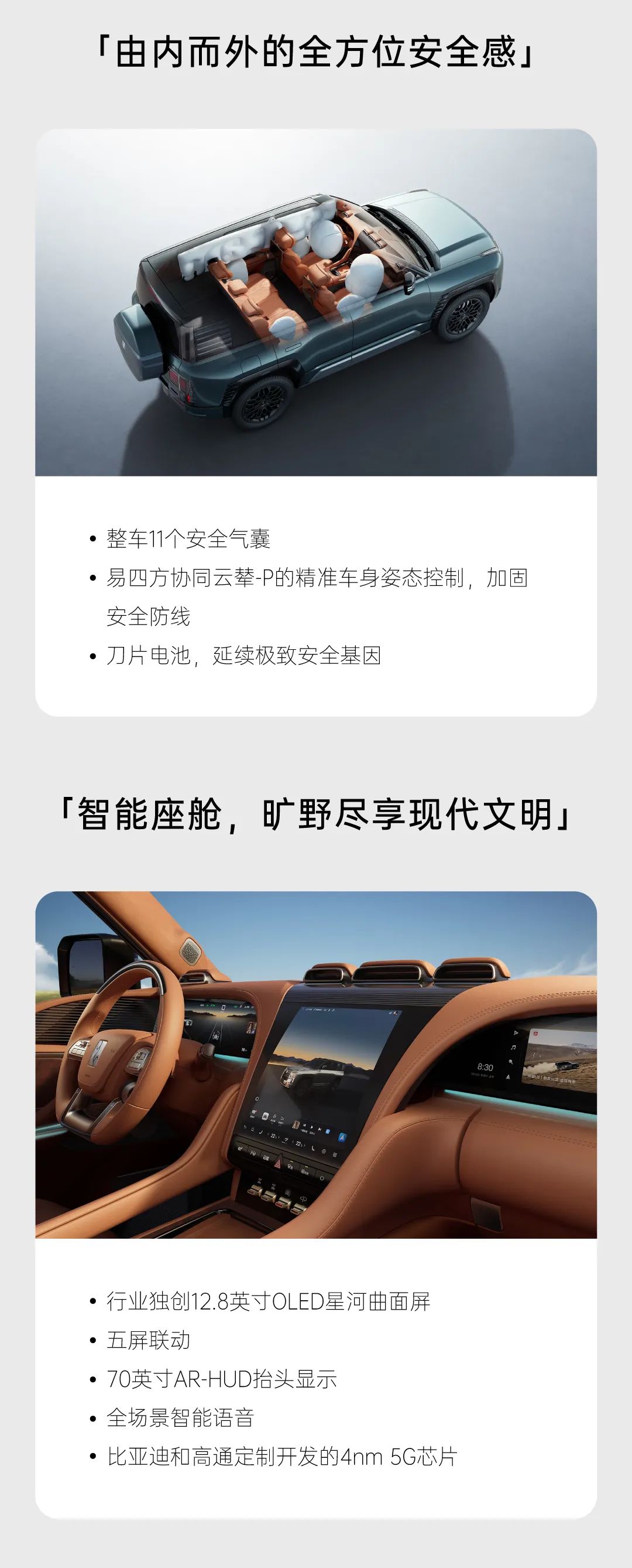 一图读懂仰望U8豪华版