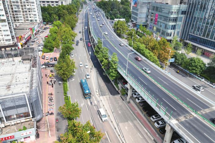 Umstrukturierung der Ausfahrt der Shunhe-Hochstraße 