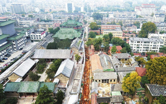 Umfassende Restaurierung der historischen Gebäude in der hundertjährigen Shangxin Straße