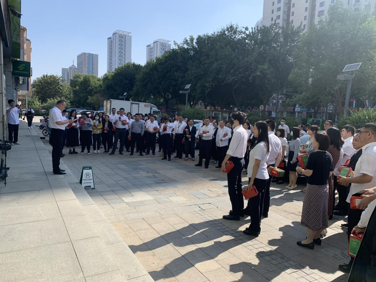 邮储银行济南市分行开展2023年办公楼 消防疏散演练