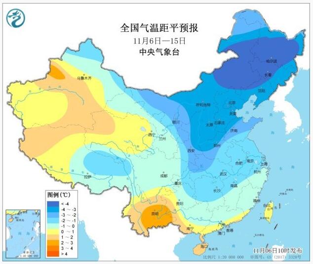 中央气象台：北方气温明显偏低 东北地区有强降雪