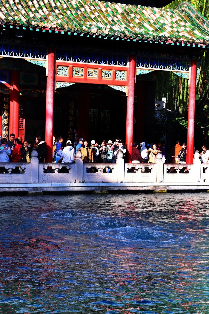 趵突泉地下水位一天攀升6厘米 “趵突腾空”胜景已持续百余天