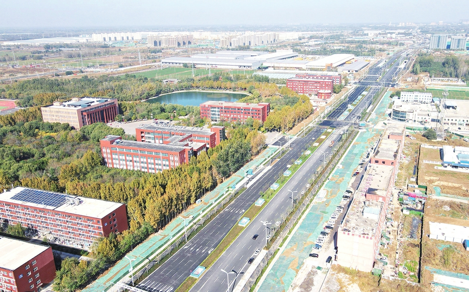 Yellow River Avenue of Ji’nan Start-Up Area Shows off New Look