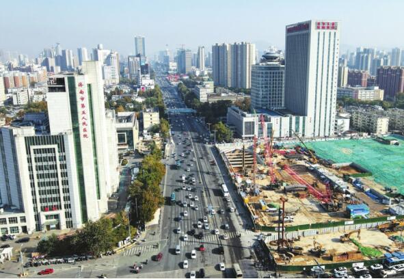 Maintenance Structure Construction of Ji’nan No. 5 People’s Hospital Station Completed